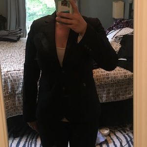 Banana republic size 6 black blazer. Good used